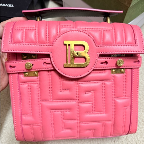 Balmain Pink Mini Bag with Gold Accents - Picture 2 of 9